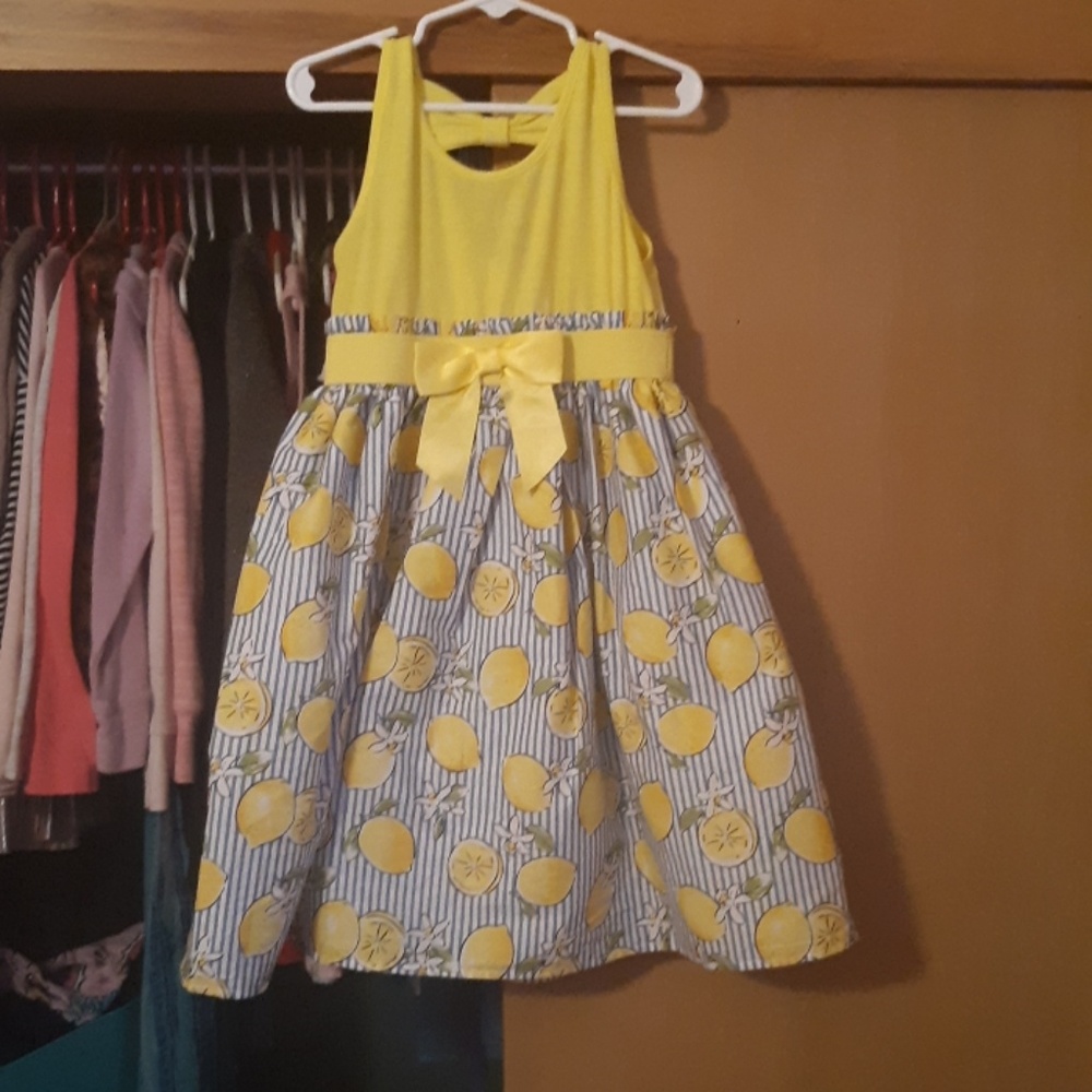 Yellow lemon Dress